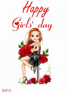 Happy Girls Day GIF - HappyGirlsDay - Discover & Share GIFs Happy Girls Day, Neon Room, Girls Day, Girl Day, Happy Day, Animated Gif, Cool Gifs, Sign Up, Gif