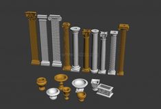 3D Decorative columns neoclassical Model 179 Free Download 3dsMax 2014 + obj (Vray) Modern Low poly. More materials you can find in the Material Editor. (Note for beginners: If you need color variations or material variations, please do not import the model in the Slate Material Editor. use Compact Material Editor) The post 3D Decorative columns neoclassical Model 179 Free Download appeared first on 3Dzip.Org - 3D Model Free Download. Computer Graphics, 3d Visualization, Neoclassical, Low Poly, 3d Design, Color Variations