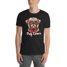 Pug Dog Mom Dad Lover Funny T-Shirt Women Men Tee Kid Gift by Cre8tivez on Etsy Pug Dog, Funny T Shirt, T Shirt Women, Shirt Women, Mom Dad, Dog Mom