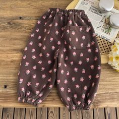 Leggings&Pants Girls Toddler, 【18M-6Y】Girls Sweet Cotton Floral Print Casual Pants Girls Sweet, Girls Toddler, Casual Pants, Floral Print, Floral Prints, Leggings, Floral, Pants, Trousers