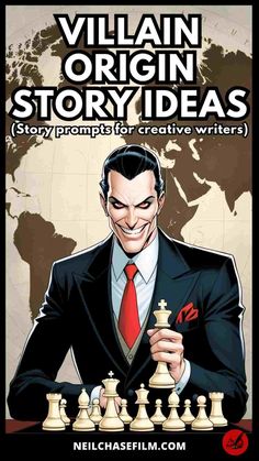 villain origin story ideas for creative writer by neil chaslifm, author and editor