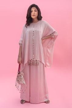 Stylish Drapes, Design Kurti, Agha Noor, Coord Sets, Partywear Dresses, Fancy Dresses Long, Pink Tunic, Indian Wedding Wear, Manicure Nails