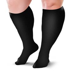 PRICES MAY VARY. 80% Nylon, 20% Spandex THE IDEAL CHOICE: Say goodbye to discomfort and swelling with our premium compression socks. These 20-30mmhg closed toe socks are specially designed to help contribute to improving the condition of your legs and speed up the recovery. GRADUATED COMPRESSION: These compression socks for men and women feature gradual compression. These Socks help Relieve Swelling, Varicose Veins, Spider Veins, Sore Aching Muscles, Edema, DVT Blood Clots. Used for Improved Blo Black Mid-calf Socks, Fitted Black Sports Hosiery, Micro-elastic Solid Mid-calf Hosiery, Fitted Black Sports Socks, Black Knee-high Sports Socks, Black Breathable Knee-high Socks, Black Compression Knee-high Hosiery, Black Compression Breathable Knee-high Socks, Breathable Black Knee-high Socks