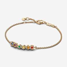 Marvel The Avengers Infinity Stones Chain Bracelet Avengers Infinity Stones, Pandora Marvel, Marvel Jewelry, Infinity Stones, Pandora Collection, Bracelet Tennis, Bracelet Pandora, Gems Bracelet, Avengers Infinity