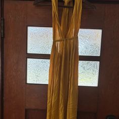 Never Been Worn! Really Lovely Drapy Fabric! Mustard Yellow Wedding Guest Dress, Mustard Dressing, Colorful Dresses, Brand New, Womens Dresses, Women Shopping, Fabric, Color