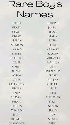 an image of the names of some people in front of a sky background with clouds