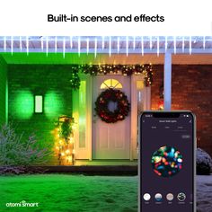 Atomi Smart WiFi Wall Sconce Lights lend an air of sophistication to the exterior of your home. With a tunable white light range, a spectrum of 16 million colors and 1200-lumen brightness, this pair of smart sconce lights are both fun and functional. Link and control unlimited wall lights via the Atomi Smart app. Plus, once you download the free Atomi Smart app to your phone, you can set schedules, create color patterns, turn them on or off, and even control them using simple voice commands through Alexa or Google Assistant. Made for year-round outdoor use, these wall lights are constructed of premium black aluminum. Their IP65 rating ensures they’ll function beautifully in rain, wind, sun, and snow. atomi smart smart 2-Pack 2-Light 11.85-in H Matte Black Integrated LED Outdoor Wall Light Led Outdoor Wall Lights, Smart Lighting, Outdoor Ceiling Fans, Outdoor Wall Lights, Lamp Decor, Outdoor Walls, Outdoor Wall Lighting, White Light, Outdoor Lighting