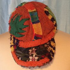 Colorful Patchwork Hat Made In Columbia, Nwt, The Extra Fabric Keeps Your Head Warm. Patchwork Hat, Dior Bucket Hat, Gucci Bucket Hat, Dog Bandanna, White Baseball Cap, Monogram Hats, Fendi Vintage, Sun Visor Hat, Cable Knit Hat