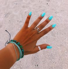 Vsco Nails, Cowboy Nails, Teen Nails, Western Nails, Beachy Nails, Unghie Sfumate, Country Nails, Turquoise Nails, Broken Nails