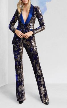 Glitter Suit, Classic Tuxedo, Ralph Russo, Pantsuits For Women, Mode Casual, Indian Fashion Dresses, Moda Vintage, Looks Chic