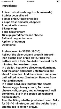 the recipe is shown in black and white