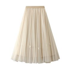 Step into summer elegance with our Gentle Two-Sided Skirt—a stylish and flattering ensemble designed for the modern woman. This chic mid-length skirt features a high waist, slimming design, and delicate mesh on both sides, creating a trendy and unique silhouette with a touch of fairy-like charm. The intricate detailing adds a touch of sophistication, making it suitable for various summer occasions. Crafted from high-quality fabric, this mesh fairy skirt ensures durability and a soft, luxurious feel against your skin. Whether you're heading to a garden party, an evening soiree, or a casual outing, this Two-Sided Mesh Fairy Skirt effortlessly captures the essence of summer style with a blend of elegance and contemporary chic. Elevate your seasonal wardrobe with this must-have piece that comp Summer Elegance, Skirt Streetwear, Fairy Skirt, Spring Break Outfit, Maxi Skirt Dress, Skirt Summer, Pleated Maxi Skirt, Early Spring Outfits, Contemporary Chic