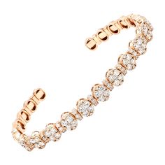 Item Code :- SJBG8003 Gross Wt. :- 16.36 gm 18k Rose Gold Wt. :- 15.80 gm Diamond Wt. :- 2.80 Ct. ( AVERAGE DIAMOND CLARITY SI1-SI2 & COLOR H-I ) Bangle Size :- 2.2 Ana ✦ Sizing ..................... We can adjust most items to fit your sizing preferences. Most items can be made to any size and length. Please leave a note at checkout or contact us via 1stDibs conversation. Even after purchasing the item, you can still ask us to adjust the size or length. We will try our best to fix it if it is possible. ✦ Import Duties, Taxes and Custom Charge ..................... Import duties, taxes and customs charges are not included in the items price or shipping cost. These charges are the buyer's responsibility. Please check with your country's customs office to determine what these additional cost Modern Bracelets, Cuff Bangle Bracelet, Heart Shaped Diamond, Gold Cuffs, Gold Bangle Bracelet, Diamond Bangle, Marquise Diamond, Pear Diamond, Rose Gold Diamonds