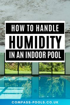 an indoor pool with the words how to handle humpty in an indoor pool