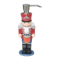 a nutcracker figurine with a wrench on it's head