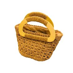 Woven Basketweave boho straw handbag
wooden handles
double side storage
center zipper pocket
cute beach, travel, boho, spring purse

smoke free home
no damage
looks new
no trades Anthropologie Purse, Beach Purse, Statement Purse, Spring Purses, Storage Center, Coach Leather Bag, Juicy Couture Purse, Party Handbags, Fanny Bag