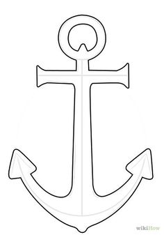 an anchor is shown in this drawing