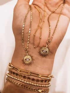 Azin Necklace Holiday Promotions, Jewelry Studio, Jewelry Inspo, Fall Collections, Gold Beads, Cable Chain, Chain Lengths, Jewelry Care, Chain Length