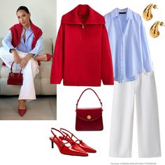 Red Pants Winter Outfit, Red Pants Outfit Winter, Effortless Style Fall, Color Combos Outfit, Classic Style Outfits, Chic Fall Outfits, Casual Day Outfits, Stylish Work Outfits