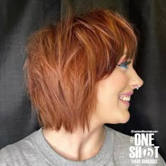 Layered Haircuts Bob, Bob Pixie Haircut, Medium Length Layered Haircuts, Shaggy Bob Hairstyles, The Right Hairstyles, Bob Pixie, Short Shaggy Haircuts, Short Shag Haircuts