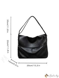 5 Black Square Hobo Bag For Office, Versatile Black Rectangular Hobo Bag, Black Soft Leather Square Hobo Bag, Minimalist Black Shoulder Bag For Office, Black Minimalist Square Shoulder Bag, Minimalist Black Square Shoulder Bag, Versatile Black Square Hobo Bag, Minimalist Black Hobo Bag For Office, Minimalist Black Satchel With Adjustable Strap