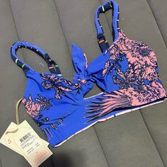 Brand New, Never Worn With Tags Still Attached. Super Cute Reversible Prints. Selling Nwt Bikini Bottom As Well. Size S Top, Size M Bottom. Blue Tropical Print Tankini For Sunbathing, Blue Bra Friendly Tankini, Blue Bra-friendly Tankini, Blue Stretch Tropical Print Swimwear, Casual Blue Swimwear With Built-in Bra, Blue Tropical Swimwear With Lined Body, Blue Swimwear With Built-in Bra For The Beach, Blue Tropical Style Swimwear With Lined Body, Blue Tropical Style Lined Swimwear