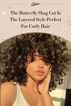 Lola Hair, Curly Shag Haircut, Shag Cut, Natural Curly Hair Cuts, Layered Curly Hair, Layered Style, Medium Curly Hair Styles, Shag Hairstyles, Haircuts For Curly Hair