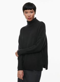 Fully Fashioned, Cashmere Turtleneck, Card Bag, Everyday Luxuries, Back To Black, Body Measurements, Caravan, Turtleneck Sweater, Knitwear