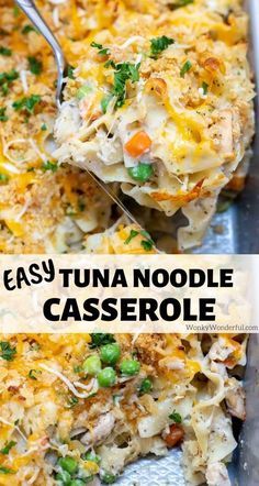 this easy tuna noodle casserole is the perfect meal to make for dinner