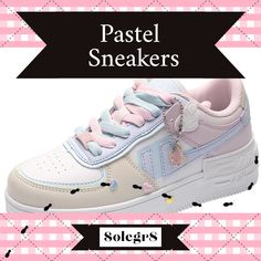 🌸👟 Our new pastel sneaker collection is here to add a pop of color to your wardrobe. From soft lavender to minty freshness, find your perfect shade and make every step a fashion statement. #PastelPower #SneakerStyle Trendy Canvas Shoes With Round Toe, Trendy Round Toe Canvas Shoes, Spring School Low-top Sneakers, Spring Low-top Sneakers For School, Low-top Sneakers For School In Spring, Trendy Lace-up Sneakers For School, Trendy Lace-up Skate Shoes For School, Pastel Sneakers For Spring Streetwear, Trendy Pink Chunky Sneakers For Spring