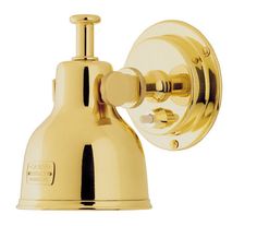 an image of a brass bathroom light