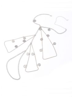 SKU KJ-H0117 Material Alloy Pattern Tassels Coin Occasion Souvenir/Pledge/Gift Size Refer to the picture Color Silver,Gold Amount 1PCS Chains Accessories, Leg Chain, Heart Shaped Earrings, Waist Chain, Dress Rings, Silver Accessories, Colorful Bracelets, Vintage Rhinestone, One Piece Swimwear