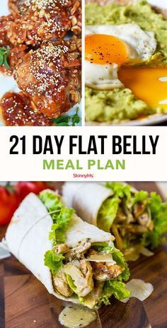 Flat Belly Meal Plan, Menu Sarapan Sehat, Protein To Build Muscle, Flat Belly Foods, Healthy Recipes Clean, Resep Diet, Flat Belly Diet, Makanan Diet, Healthy Clean Eating