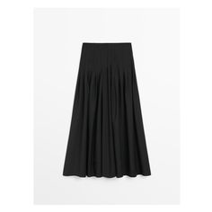 Black Classic Black Maxi Skirt For Spring, Elegant Pleated Skirt By Zara, Classic Black Flared Maxi Skirt, Elegant Zara Maxi Skirt In Relaxed Fit, Classic Voluminous Maxi Skirt, Classic Black Lined Maxi Skirt, Black Relaxed Classic Maxi Skirt, Elegant Zara Pleated Skirt, Elegant Pleated Zara Skirt