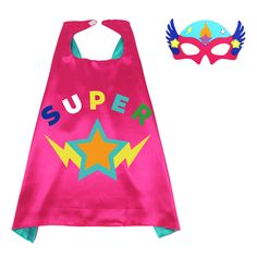 PRICES MAY VARY. ➤【Superhero Toys】:★ Be A Super Hero !!! with Flash, Star, Flame elements, star superhero and mask add a touch of realism to imaginative role-playing. Kids transform into their favorite superheroes, which can inspire them imagination and creativity. Perfect Superhero gifts to boys and girls. Little kids will love the feeling of wonderful superhero cape blowing in the wind. ➤【Convenient Sized】:★ Super Hero Capes for kids, 27.5 inch L x 27.5 inch W, recommended for 3-9 years old ch Superhero Capes For Kids, Cape Suit, Kids Super Hero, Kids Dress Up Costumes, Superhero Dress Up, Super Hero Capes For Kids, Super Hero Capes, Girls Halloween Party, Superhero Letters