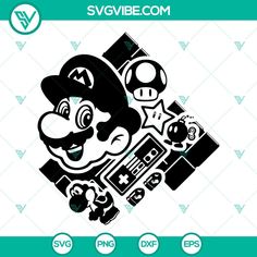 the new super mario bros decal from svvibe com is available for purchase