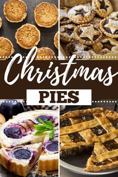 christmas pies with text overlay