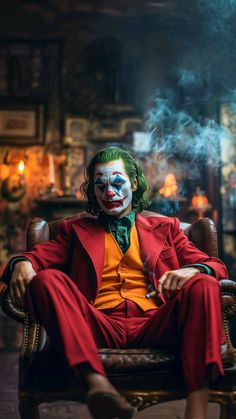 #1 Joker Tattoo Men, Joker 2 Wallpaper, The Joker Wallpaper Iphone, The Joker Artwork, The Joker Wallpaper, Joker Background, Joaquin Phoenix Joker, Image Joker