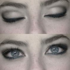 Effy Stonem Aesthetic Makeup, Skins Effy Makeup, Effy Eye Makeup, Effy Makeup Tutorial, Baggy Eyes Makeup, Effy Stonem Pfp, Messy Eyeshadow, Effy Aesthetic, Effy Stonem Makeup