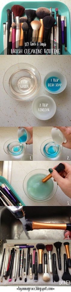 How to Clean your makeup brushes /// Hey babe! Come Detox with us. Lose Weight & Feel Great. #1 Best Tasting Detox Tea. SHOP HERE :arrow_right: http://www.asapskinny.com Cleaning Diy, Alat Makeup, Makeup Brush Cleaner, Make Up Brushes, How To Clean Makeup Brushes, Mac Eyeshadow, Clean Makeup, Contour Makeup, Beauty Blender