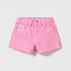 Nwt Never Worn. Zara Kids Pink Cut-Off Shorts. High Waisted. Color Of Actual Item Photos Is Most Accurate (Web Photo Color Looks A Little Light). Shorts High Waisted, Web Photos, Zara Shorts, Denim Cutoff Shorts, Pink Jeans, Zara Kids, Kids Shorts, Cut Off Shorts, Photo Colour