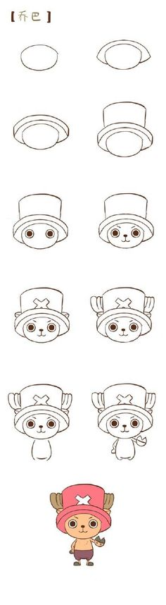 the instructions for how to draw an animal with different hats on it's head