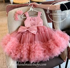 Wedding Holiday Dress With Tulle Ruffles, Pink Tulle Tutu Dress For Christmas, Pink Princess Tulle Holiday Dress, Christmas Tulle Holiday Dress With Ruffles, Cute Pink Tutu Dress For Christmas, Pink Ruffled Tutu Dress For Christmas, Pink Ruffled Christmas Tutu Dress, Christmas Baptism Princess Dress With Ruffles, Christmas Princess Dress With Ruffles For Baptism