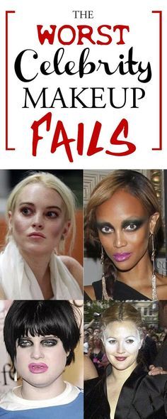 Bad Makeup Fails, Celebrity Makeup Fails, Makeup Gone Wrong, Makeup Fail, Makeup Fails Funny, Black Makeup Looks, Bad Makeup