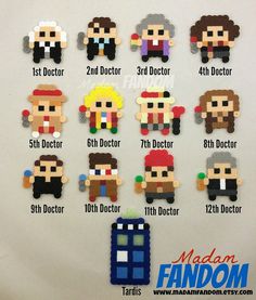 the doctor and his companions are made out of legos