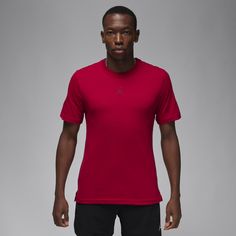 Here's a tee that's made for getting after it. It's made of a soft cotton blend enhanced with sweat-wicking technology to help keep you fresh from wake up to wind down. Red Athleisure T-shirt For Sports Season, Athletic Heather Go-dry T-shirt For Gym, Athletic Heather Go-dry Athleisure T-shirt, Athletic Heather Go-dry T-shirt For Athleisure, Athleisure Go-dry T-shirt In Athletic Heather, Functional Athletic Heather T-shirt With Go-dry, Athleisure Go-dry Athletic Heather T-shirt, Red Athleisure T-shirt For Sports, Sporty Red Crew Neck Activewear