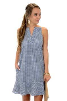 Olive Gingham Dress - Sale - The Blue Door Boutique Casual Gingham Plaid Dress With Ruffle Hem, Summer Cotton Plaid Dress With Ruffle Hem, Sleeveless Gingham Seersucker Dress, Summer Cotton Gingham Plaid Dress, Preppy Gingham Plaid Cotton Dress, Preppy Cotton Plaid Summer Dress, Summer Preppy Plaid Cotton Dress, Blue And White Gingham, Design 2023