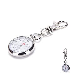 Pop Stainless Steel Quartz Pocket Watch Cute Key Ring Chain New Gift New 1PC Pocket Watch Necklace, Flower Watch, Hot Pockets, Ring Chain, Gifts Fo, Watch Necklace, Chain Ring, Quartz Watch, Pocket Watch