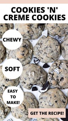 cookies'n creme cookies soft easy to make