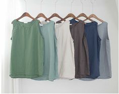 "Women's 100% Organic Linen Sleeveless Top, cool and lightweight Size One size , US size 4-12 Chest width 54cm /22\" Front length 66cm / 26\" Back length 74cm / 29\" Fabric and Care Linen 100% Machine washable and tumble dry Made in S Korea" Sleeveless Tank Top For Summer, Casual Summer Camisole Vest, Summer Green Tank Top, Green Sleeveless Cotton Camisole, Green Tank Vest For Summer, Green Summer Tank Vest, Green Sleeveless Summer Camisole, Green Sleeveless Casual Camisole, Green Sleeveless Top Vest For Summer